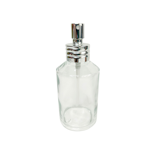 Silver Sprayer & Clear Bottle - 12pcs